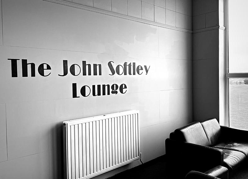 The John Softley Lounge features a separate bar, a large, comfy seated area, TVs, a snooker table and more.